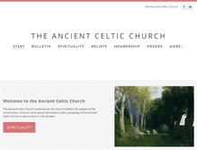 Tablet Screenshot of ancientcelticchurch.org